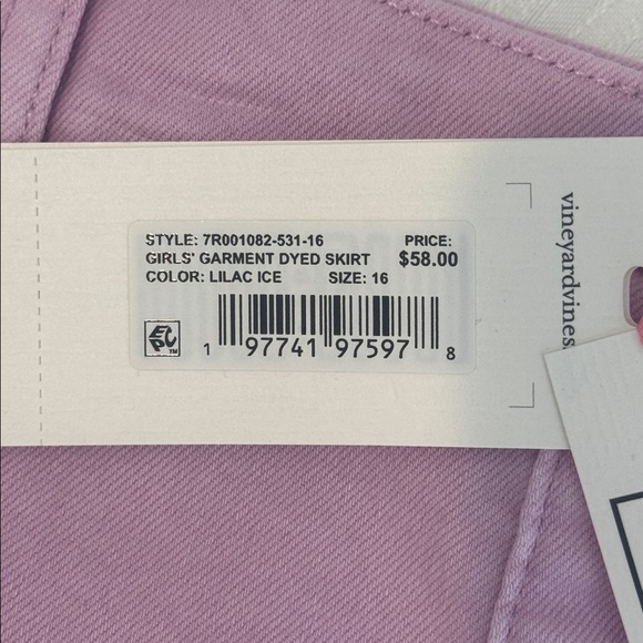 Vineyard Vines  Button-Down Mini Skirt. Girls 16 - Picture 3 of 11